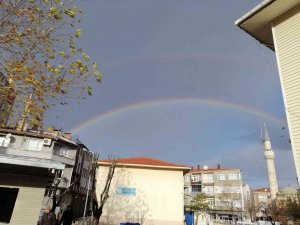 Tekirdağ’da Çift Kemerli Gökkuşağı Ortaya Çıktı
