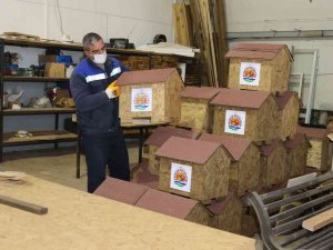 Atakum’da Sokak Hayvanlarına Yuva