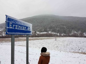 Erzincan’da Kar Yağışı