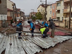 Derince’de Lodos Sonrası Çevre Temizliği