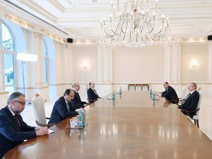 Azerbaycan Cumhurbaşkanı Aliyev, Yök Başkanı Özvar’ı Kabul Etti