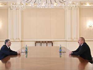 Azerbaycan Cumhurbaşkanı Aliyev, Nobel Ödüllü Türk Bilim Adamı Aziz Sancar’ı Kabul Etti