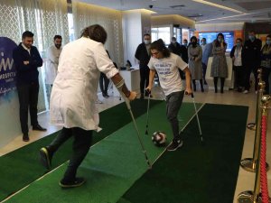 Ampute Milli Takım Oyuncuları İle Hekimler Empati Maçı Yaptı