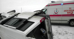 Ardahan’da trafik kazası 7 yaralı