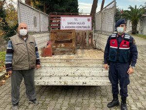 Hurda Hırsızları Yakalandı