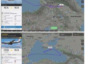Rus Savaş Uçakları, Kırım Üzerinde Uçuş Yapan Amerikan Uçaklarını Takip Etti