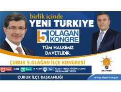 Çubuk Ak Parti İlçe Başkanı Demirbaş’tan Kongreye Davet