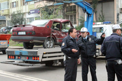 Trabzon'da trafik kazası 3 yaralı