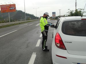 Ordu’da Trafik Kurallarına Uymayan Sürücülere Yönelik Denetim