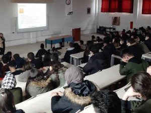 Hisarcık Myo’da “Kadına Yönelik Şiddetle Uluslararası Mücadele” Semineri