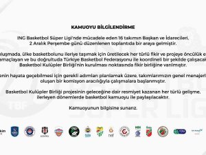 Frutti Extra Bursaspor: “Basketbol Kulüpler Birliği’nin Kurulması Noktasında Fikir Birliğine Varılmıştır”