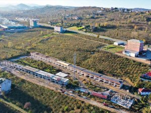 Altınordu’da Oto Galericiler Sitesinde Çalışmalar Sürüyor