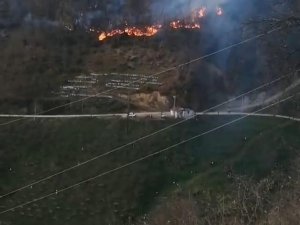 Bahçesinde Ateş Yakarken Ormanlık Alanda Yangına Neden Oldu