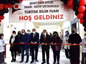 Çan’da Tubi̇tak 4006 Bilim Fuarı Açıldı