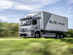 Elektrikli Eactros’ta Mercedes-benz Türk Kamyon Ar-ge Ekibi İmzası
