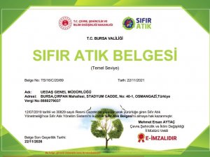 Uedaş , Çevre İle Dostluğunu Belgelendirdi