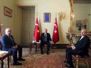 Cumhurbaşkanı Erdoğan, İ̇ran Meclis Başkanı Galibaf’ı Kabul Etti
