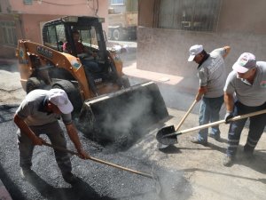 İ̇lkadım’da Üstyapı Çalışmaları Devam Ediyor