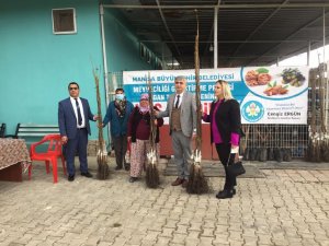 Köprübaşılı Üreticiye 1100 Meyve Fidanı Dağıtıldı