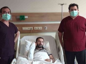 İ̇şçinin Kopan Eli Şanlıurfa’da Yerine Dikildi