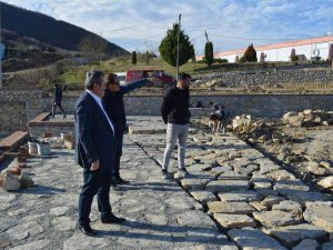 Hilaltepe Mesire Alanında Çalışmalar Devam Ediyor