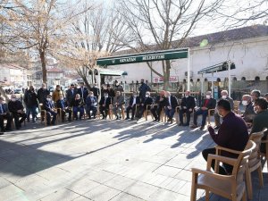 Başkan Büyükkılıç İlçe Ziyaretlerine Özvatan İle Devam Etti