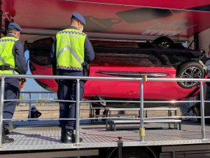 Mobil Trafik Eğitim Tırında Eğitim Verildi, İlginç Görüntüler Ortaya Çıktı