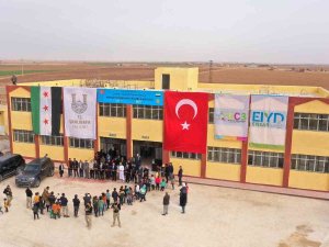 Barış Pınarı Bölgesinde Yenilenen Bir Okul Törenle Açıldı