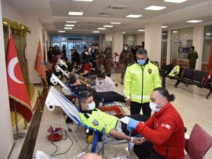 Giresun Emniyet Müdürlüğünden Kan Bağışı