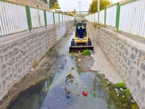 Ceylanpınar’daki Antep Deresi Temizleniyor