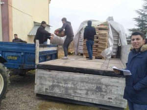 Dumlupınar’da Çiftçilere Buğday Tohumu Desteği