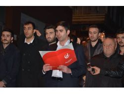 Bilecik Ülkü Ocakları Madenciler Günü'nde Madencileri Mum Yakarak Andı