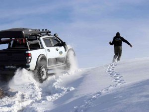 Gümüşhane’de Off-road Tutkunlarının Karla Mücadelesi