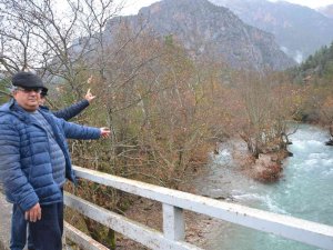 Antalya’da Yazın Kuruyan Irmak, Yağışlar Sonrası Adeta Coştu