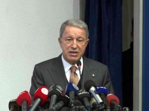 Bakan Akar: "Alçak Saldırıların Adi Örneklerinden Birini İşlemiştir Terör Örgütü Pkk"