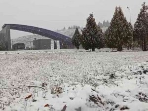 Çankırı’ya Mevsimin İlk Karı Düştü