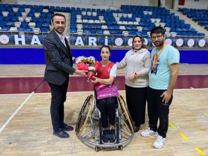 Başkan Beyter’den Engelli Sporcuya Destek