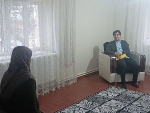 Kaymakam Çolak, Velileri Evinde Ziyaret Etti