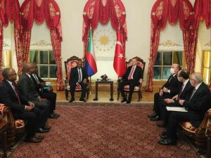 Cumhurbaşkanı Erdoğan, Komorlar Birliği Cumhurbaşkanı Assoumani Azali İle Görüştü