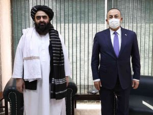 Bakan Çavuşoğlu, Afganistan Dışişleri Bakan Vekili Muttaki İle Görüştü