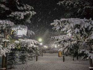 Ordu’nun Yükseklerinde Kar Yağışı