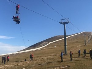 Ladik Akdağ’da Nefesleri Kesen Tatbikat