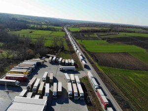 Bulgaristan Sınırında 35 Kilometrelik İhracat Kuyruğu
