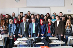 Vali Yazıcı RTEÜ'de Derse Girdi