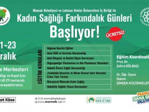 Mamak’ta Kadın Sağlığı Farkındalık Günleri Başlıyor