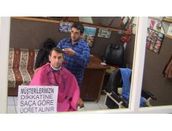 Artvinli Berberin İlginç Kampanyası