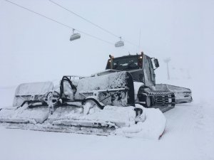 Erciyes’te Kar Kalınlığı 50 Santimi Buldu