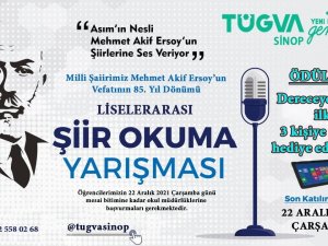 Sinop’ta Mehmet Akif Ersoy Temalı Şiir Yarışması Düzenlenecek