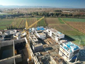 Çarşamba Arıtma Tesisinin Yüzde 50’si Tamamlandı