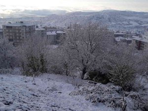 Kulp’ta Mevsimin İlk Karı Yağışıyla Eğitime 1 Gün Ara Verildi